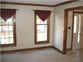 Removable, stained window muttins, double hung windows for traditional presentation, wide casings and tall baseboards.
Netural decor, hard surface passage flooring from foyer through kitchen and breakfast. All rooms ceiling lighting.