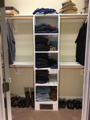 Workshop listed on BLC is off-season rail and hanging storage closet adjacent the laundry/mechanical area. Additional concrete floor crawl storage exists. Master bedroom has two closets.