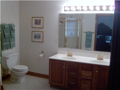 Master Bath/Spa: Ceramic tiled floors. Dbl vanity sinks. Tub and separate shower. Window for venting and natural light.