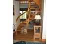 Foyer ceramic bi-levels to upper level living area or lower level walkout master bed/bath/closets & laundry with storage closet. Main level full bath serves 2nd bedroom.